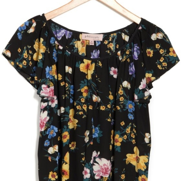 Philosophy Republic Clothing Flutter Raglan Sleeve Blouse | Business Casual Top - Picture 8 of 16